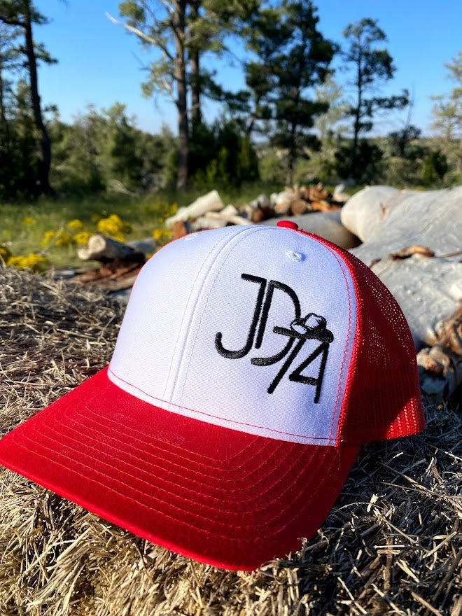 Red and White Snap Back